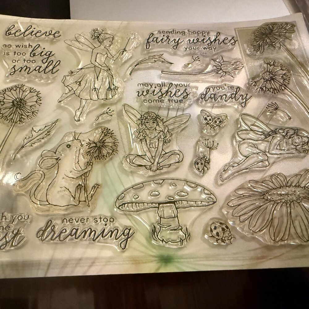 Hero Arts My Monthly Hero Kit December 2018 Stamps Only Fairy Fantasy (154)